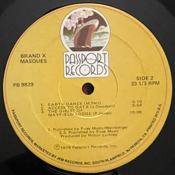 Brand X (3) - Masques (Vinyl, LP, Album)