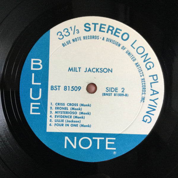 Milt Jackson - Milt Jackson With John Lewis, Percy Heath, Kenny Clarke, Lou Donaldson And The Thelonious Monk Quintet (Vinyl, Reissue, LP, Compilation, Remastered, Stereo) Very Good (VG) / Very Good Plus (VG+)