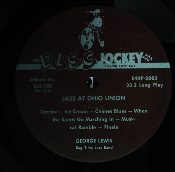George Lewis' Ragtime Band - Jass At The Ohio Union (2xVinyl, LP) Near Mint (NM or M-) / Very Good Plus (VG+)