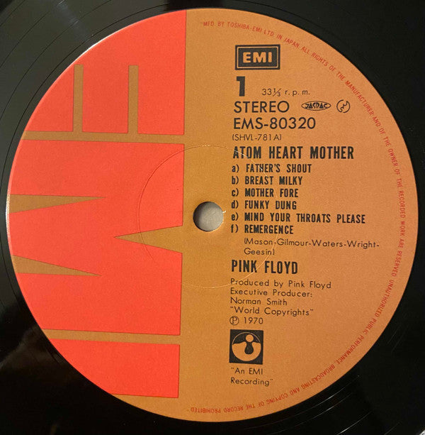 Pink Floyd - Atom Heart Mother (Vinyl, LP, Album, Reissue)