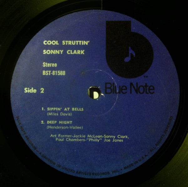 Sonny Clark - Cool Struttin' (Vinyl, LP, Album, Reissue, Stereo) Good Plus (G+) / Very Good (VG)