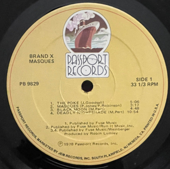 Brand X (3) - Masques (Vinyl, LP, Album)