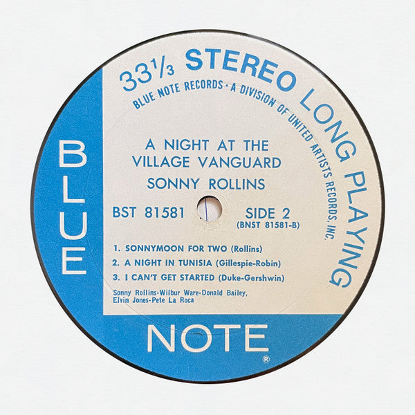 Sonny Rollins - A Night At The "Village Vanguard" (Vinyl, LP, Album...