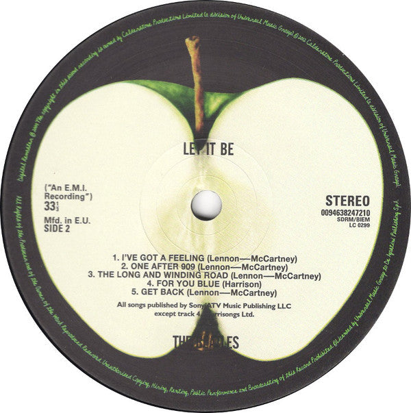 The Beatles - Let It Be (Vinyl, LP, Album, Reissue, Stereo)