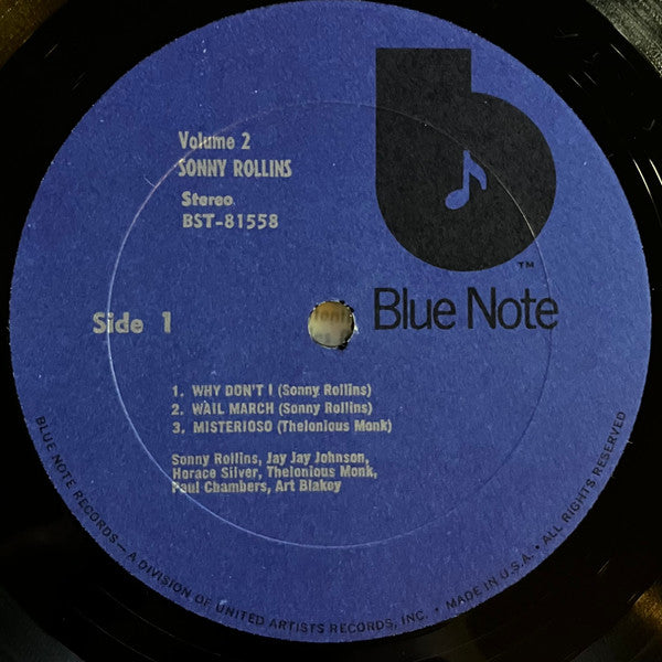 Sonny Rollins - Sonny Rollins (Vol. 2) (Vinyl, LP, Album, Reissue, ...