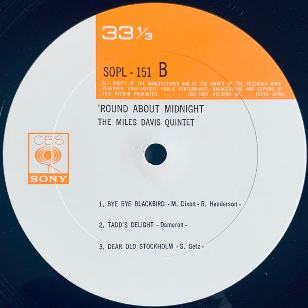 The Miles Davis Quintet - 'Round About Midnight (Vinyl, LP, Album, ...