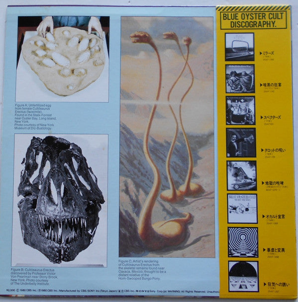 Blue Öyster Cult - Cultösaurus Erectus (Vinyl, LP, Album, Promo) Near Mint (NM or M-) / Very Good Plus (VG+)