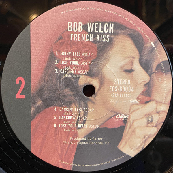 Bob Welch - French Kiss (Vinyl, LP, Album, Reissue, Stereo) Near Mint (NM or M-) / Very Good Plus (VG+)