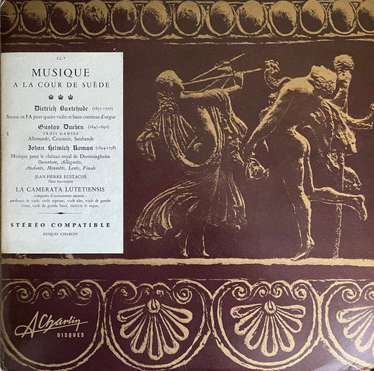 Camerata Lutetiensis - Musique A La Cour De Suède (Vinyl, LP, Album) Very Good Plus (VG+) / Very Good (VG)