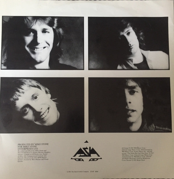 Asia (2) - Alpha (Vinyl, LP, Album, Stereo) Very Good Plus (VG+) / Very Good Plus (VG+)