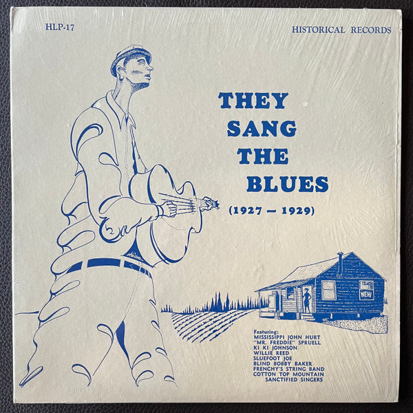 Various - They Sang The Blues (1927 - 1929) (Vinyl, LP, Compilation, Reissue) Very Good (VG) / Good Plus (G+)