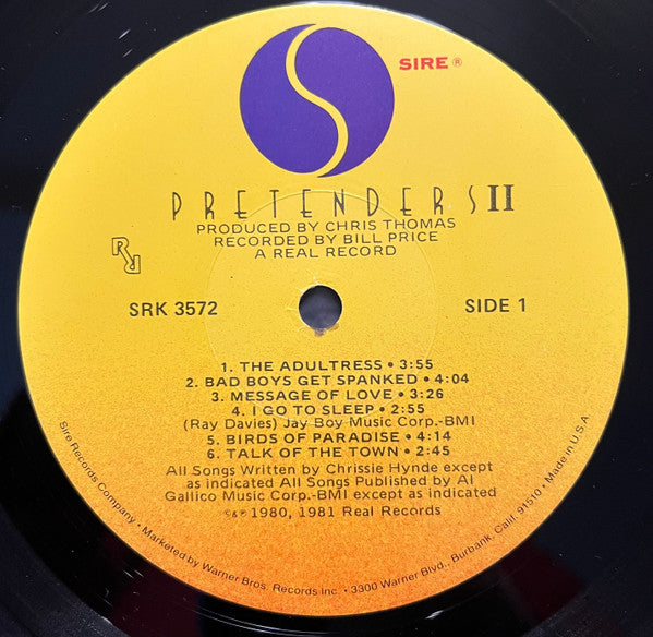 The Pretenders - Pretenders II (Vinyl, LP, Album) Very Good (VG) / Very Good (VG)