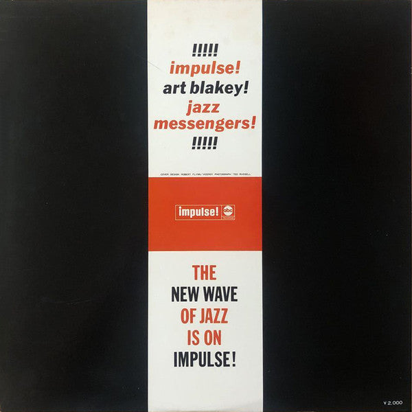 Art Blakey & The Jazz Messengers - !!!!! Impulse! Art Blakey! Jazz Messengers! !!!!! (Vinyl, LP, Album, Reissue, Stereo) Very Good (VG) / Very Good Plus (VG+)