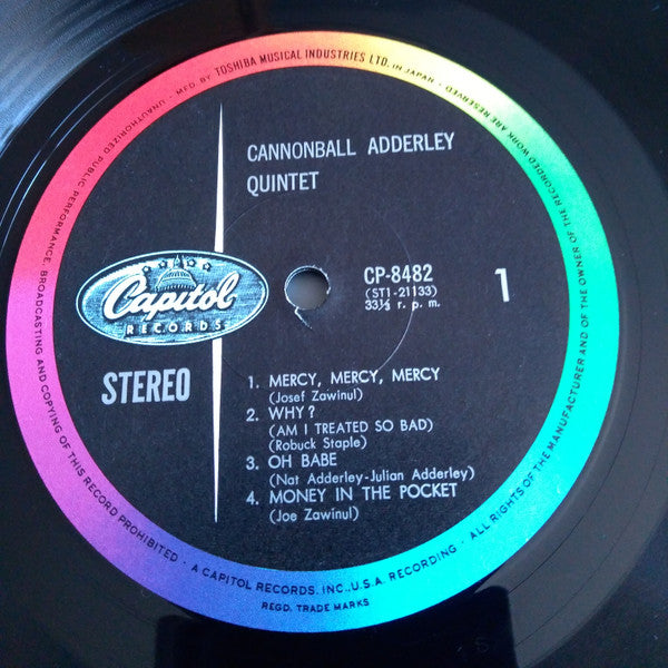 The Cannonball Adderley Quintet - Cannonball Deluxe (Vinyl, LP, Compilation, Stereo) Near Mint (NM or M-) / Good Plus (G+)