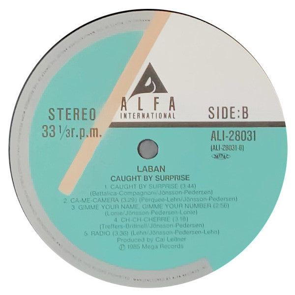 Laban - Caught By Surprise (Vinyl, LP, Album) Very Good Plus (VG+) / Very Good (VG)