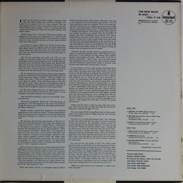 Shelly Manne - 2-3-4 (Vinyl, LP, Album, Reissue, Stereo) Very Good Plus (VG+) / Very Good Plus (VG+)