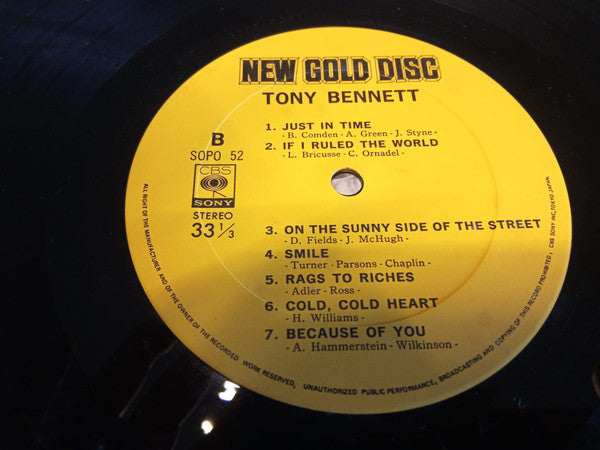 Tony Bennett - New Gold Disc (Vinyl, LP, Compilation, Deluxe Edition)