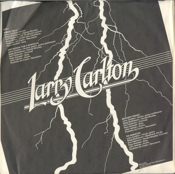 Larry Carlton - Strikes Twice (Vinyl, LP, Album, Misprint)
