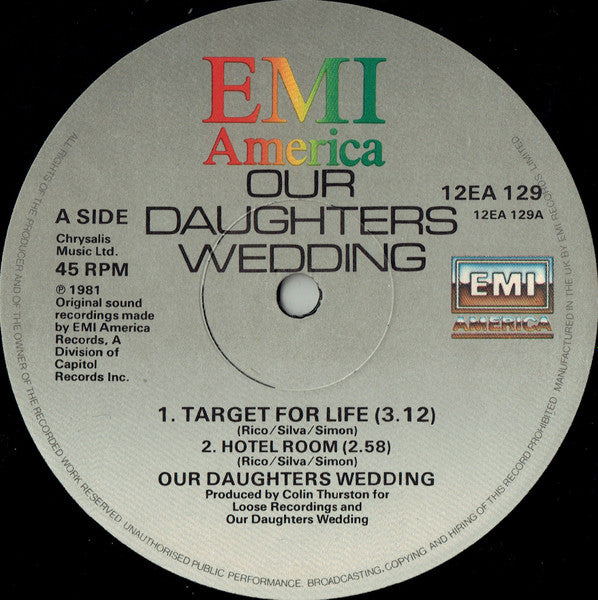 Our Daughter's Wedding - The Digital Cowboy Record (Vinyl, 12", 45 RPM) Very Good (VG) / Very Good (VG)