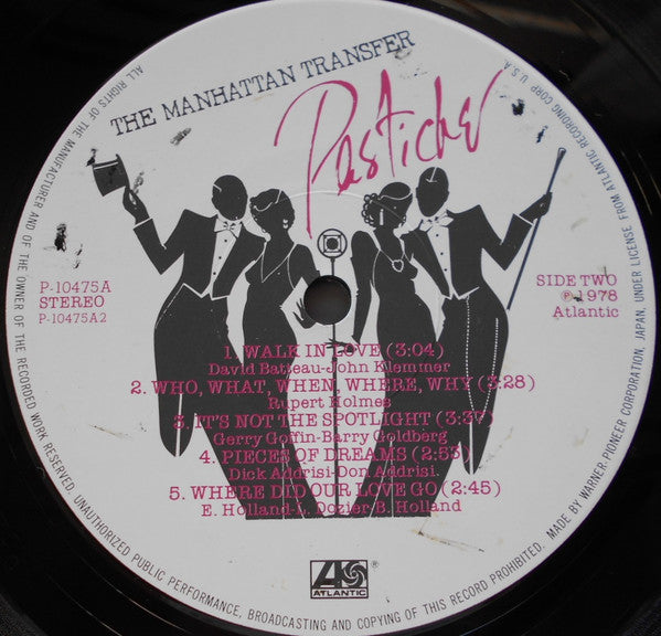 The Manhattan Transfer - Pastiche (Vinyl, LP, Album)