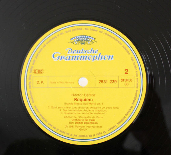 Hector Berlioz - Requiem (2xVinyl, Box Set, LP) Mint (M) / Mint (M)