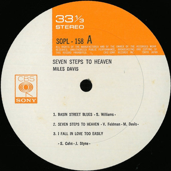 Miles Davis - Seven Steps To Heaven (Vinyl, LP, Album, Reissue) Good Plus (G+) / Fair (F)