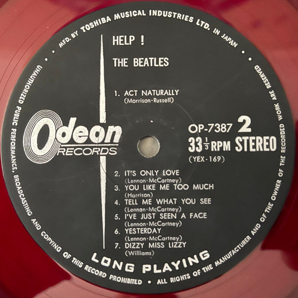 The Beatles - Help! (Vinyl, LP, Album, Reissue, Stereo)