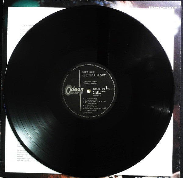 Julien Clerc - Avec Vous À L'Olympia (2xVinyl, LP, Album) Very Good Plus (VG+) / Very Good Plus (VG+)