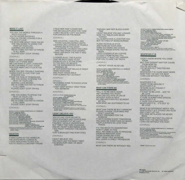 Chris Christian - Chris Christian (Vinyl, LP, Album) Very Good Plus (VG+) / Very Good Plus (VG+)