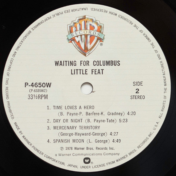 Little Feat - Waiting For Columbus (2xVinyl, LP, Album, Reissue) Very Good Plus (VG+) / Very Good Plus (VG+)