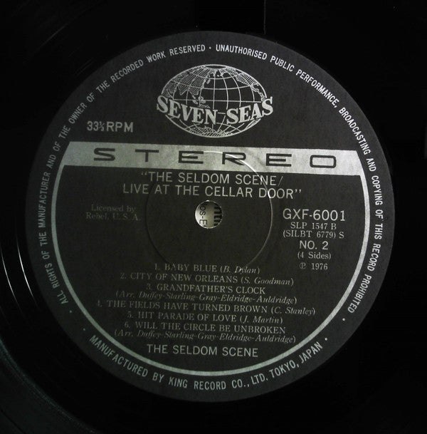 The Seldom Scene - Live At The Cellar Door (2xVinyl, LP) Good Plus (G+) / Good Plus (G+)