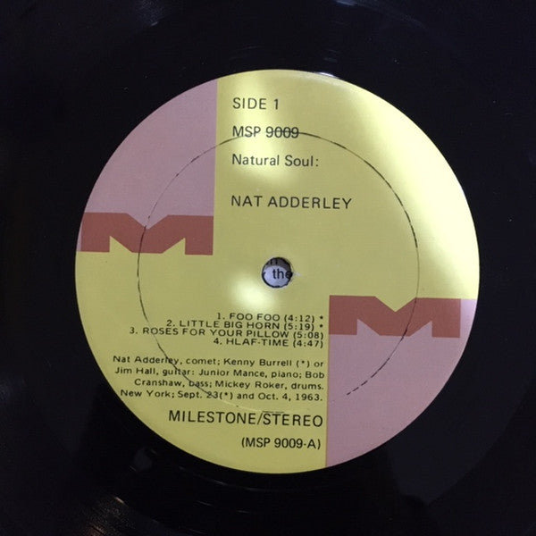 Nat Adderley - Natural Soul (Vinyl, LP, Album, Stereo) Very Good Plus (VG+) / Very Good (VG)
