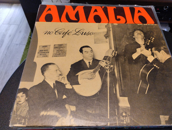 Amália Rodrigues - No Cafe Luso (Vinyl, LP, Album, Mono)