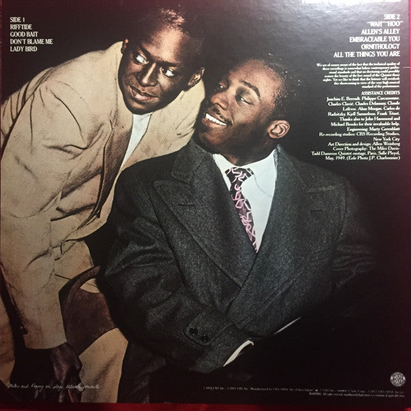 Miles Davis-Tadd Dameron Quintet - In Paris Festival International De Jazz - May, 1949 (Vinyl, LP, Album, Reissue, Mono) Near Mint (NM or M-) / Very Good Plus (VG+)