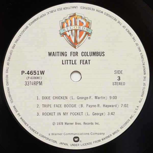 Little Feat - Waiting For Columbus (2xVinyl, LP, Album, Reissue) Very Good Plus (VG+) / Very Good Plus (VG+)