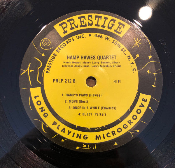 Hampton Hawes Quartet - Hamp Hawes Quartet (Vinyl, LP, 10", Album, Reissue) Very Good Plus (VG+) / Near Mint (NM or M-)