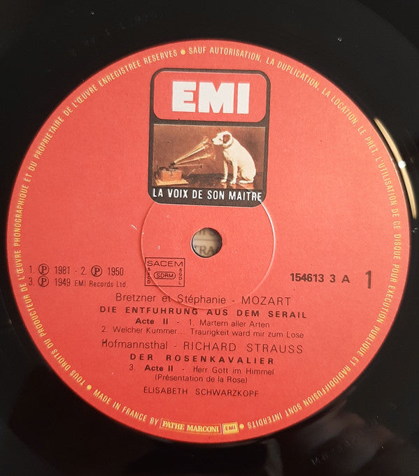 Elisabeth Schwarzkopf - Les Introuvables (5xVinyl, Box Set, LP, Compilation, Stereo, Mono, Limited Edition, Special Edition) Near Mint (NM or M-) / Very Good Plus (VG+)