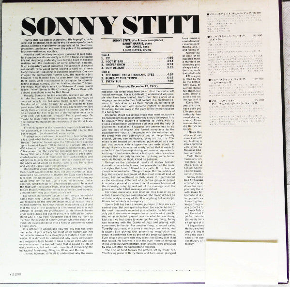 Sonny Stitt - 12! (Vinyl, LP, Album, Reissue) Very Good Plus (VG+) / Good Plus (G+)