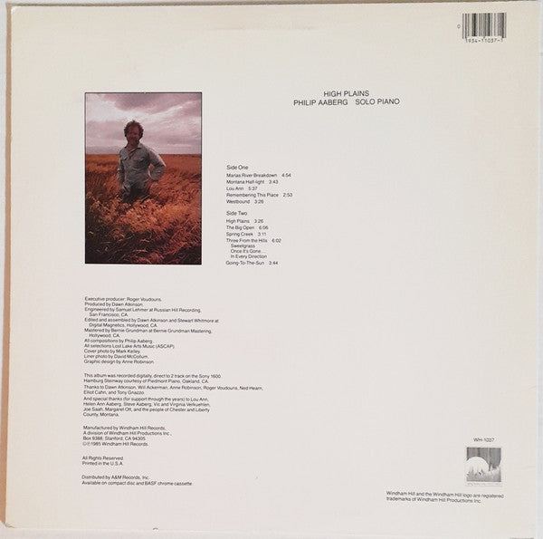 Philip Aaberg - High Plains (LP, Album) - Very Good (VG) / Very Good Plus (VG+)