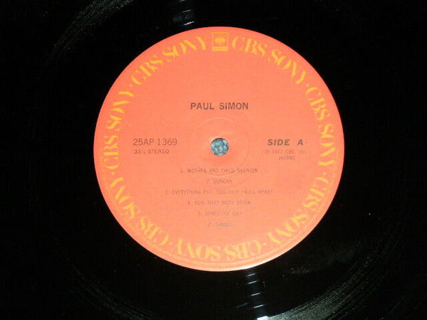 Paul Simon - Paul Simon (Vinyl, LP, Album, Reissue, Stereo) Very Good (VG) / Very Good (VG)