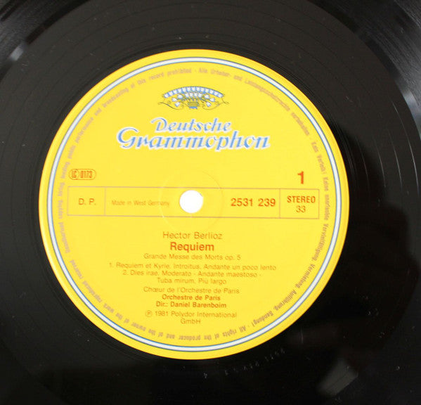 Hector Berlioz - Requiem (2xVinyl, Box Set, LP) Mint (M) / Mint (M)