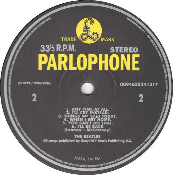 The Beatles - A Hard Day's Night (Vinyl, LP, Album, Reissue, Remastered, Stereo) Mint (M) / Mint (M)