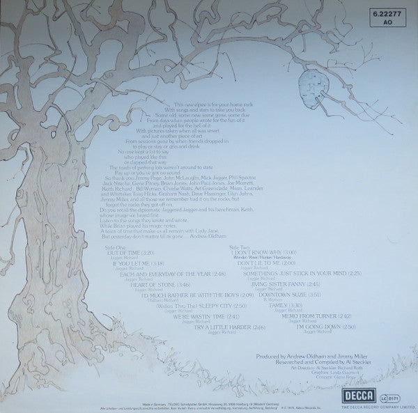 The Rolling Stones - Metamorphosis (Vinyl, LP, Compilation, Reissue, Stereo) Very Good Plus (VG+) / Good Plus (G+)