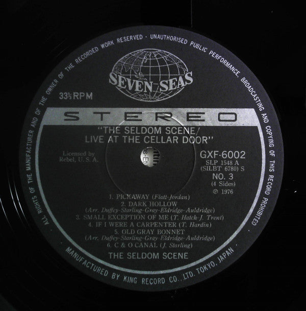 The Seldom Scene - Live At The Cellar Door (2xVinyl, LP) Good Plus (G+) / Good Plus (G+)