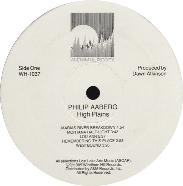 Philip Aaberg - High Plains (LP, Album) - Very Good (VG) / Very Good Plus (VG+)