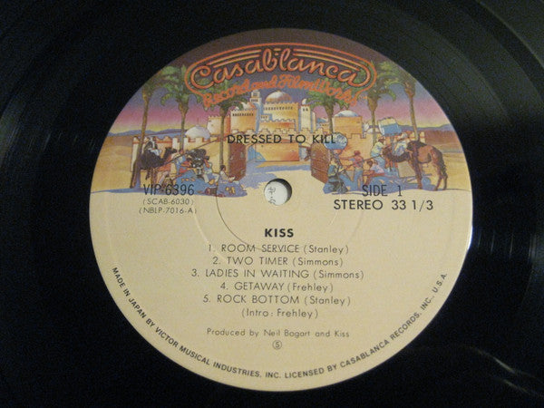Kiss - Dressed To Kill (Vinyl, LP, Album, Reissue) Very Good (VG) / Very Good (VG)