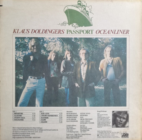 Passport (2) - Oceanliner (Vinyl, LP, Album, Stereo) Very Good Plus (VG+) / Very Good Plus (VG+)
