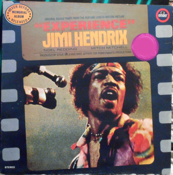 Jimi Hendrix - Original Sound Track 'Experience' (Vinyl, LP, Album, Stereo) Very Good Plus (VG+) / Very Good (VG)