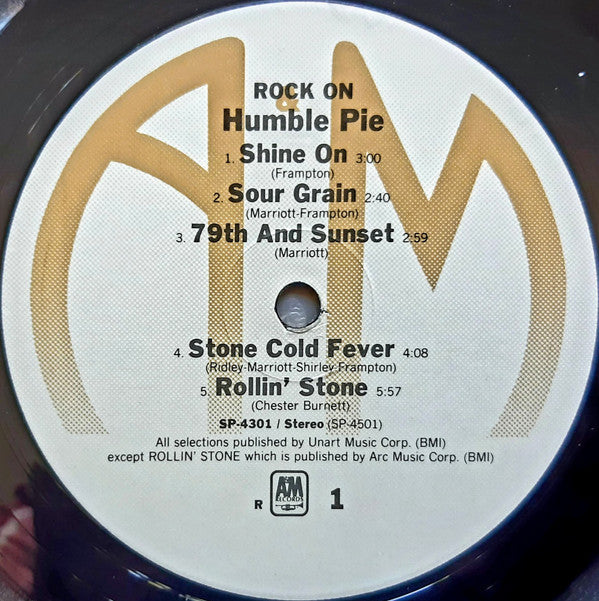 Humble Pie - Rock On (Vinyl, LP, Album, Reissue, Stereo) Very Good Plus (VG+) / Very Good Plus (VG+)