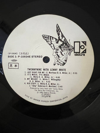 Twennynine - Twennynine With Lenny White (Vinyl, LP, Album, Promo) Near Mint (NM or M-) / Very Good (VG)